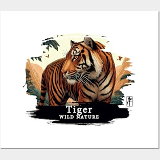 Tiger- WILD NATURE - TIGER -8 Posters and Art